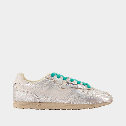 Windspin Low Sneakers - Autry - Leather - Silver
