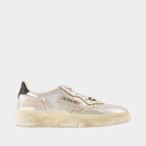 Sup Vint Low Sneakers - Autry - Leather - Silver