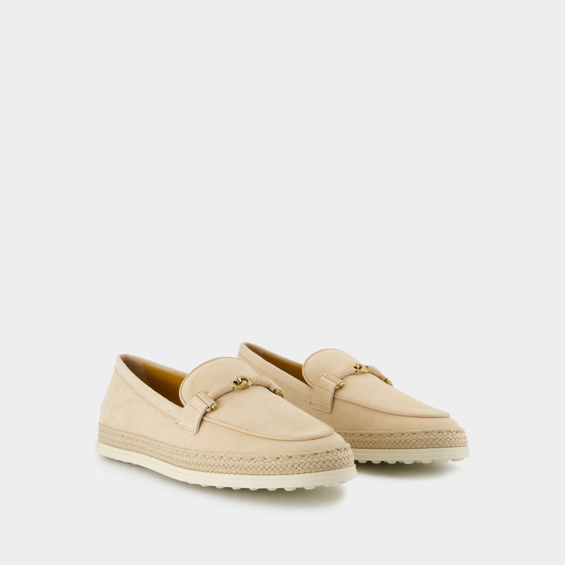 Rafia Loafer - Tod's - Raffia - Beige