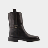 Gomma 20l Boots - Tod's - Leather - Black