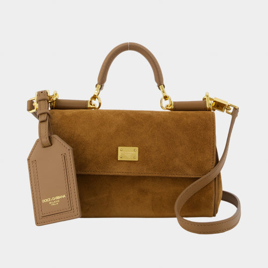 My Sicily Crossbody - Dolce&Gabbana - Leather - Brown