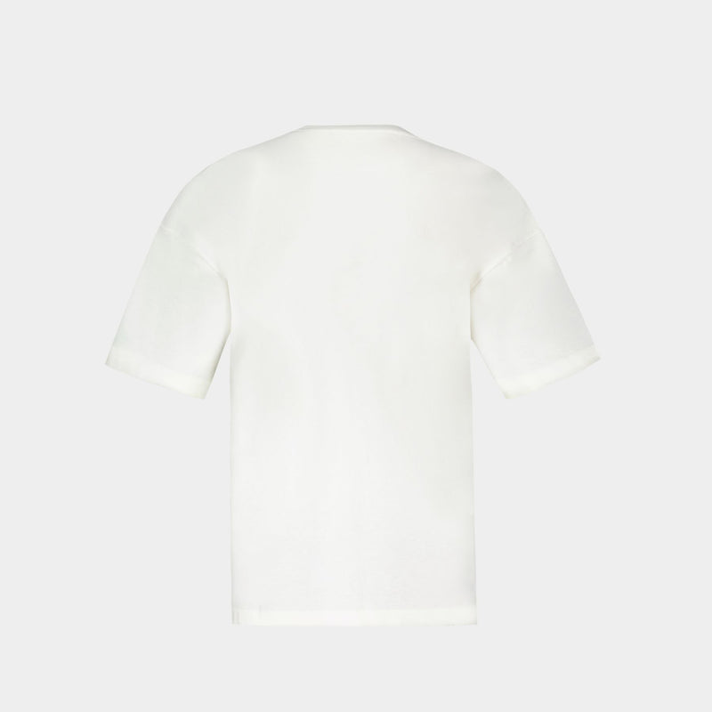 Cn Ss T Shirt - Jil Sander - Cotton - White