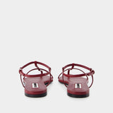 Sandals - Jil Sander - Leather - Red