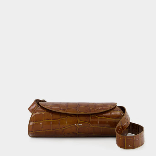 Cannolo Small Purse - Jil Sander - Leather - Brown
