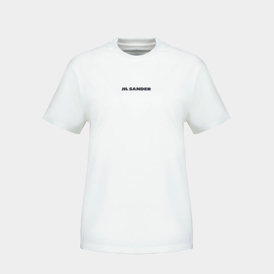 CN SS T-Shirt - Jil Sander - Cotton - White