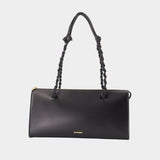 Tangle Tent Shoulder Bag - Jil Sander - Leather - Black