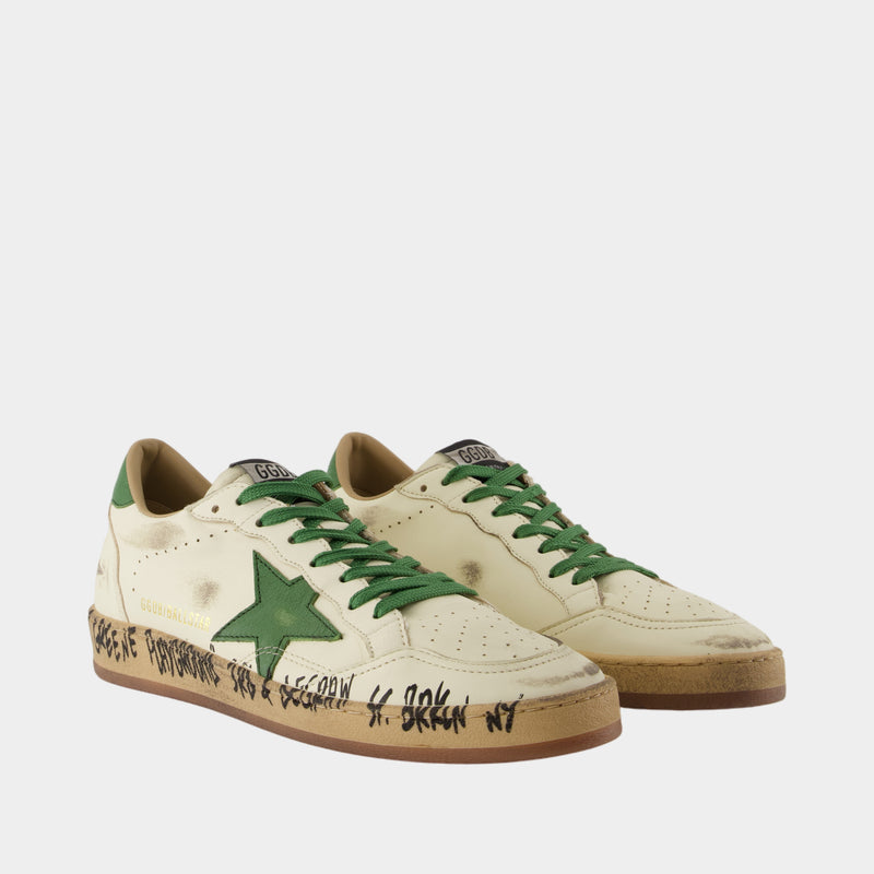 Ballstar Sneakers - Golden Goose Deluxe Brand - Leather - White