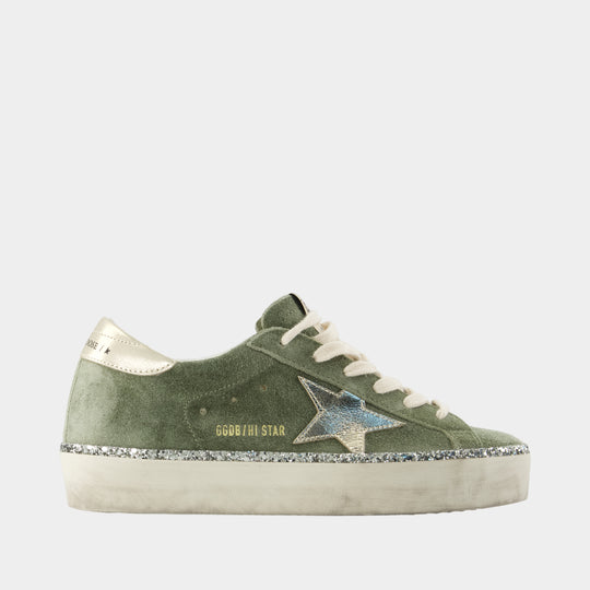 Hi Star Sneakers - Golden Goose Deluxe Brand - Leather - Green