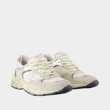 Running Dad Sneakers - Golden Goose Deluxe Brand - Leather - White