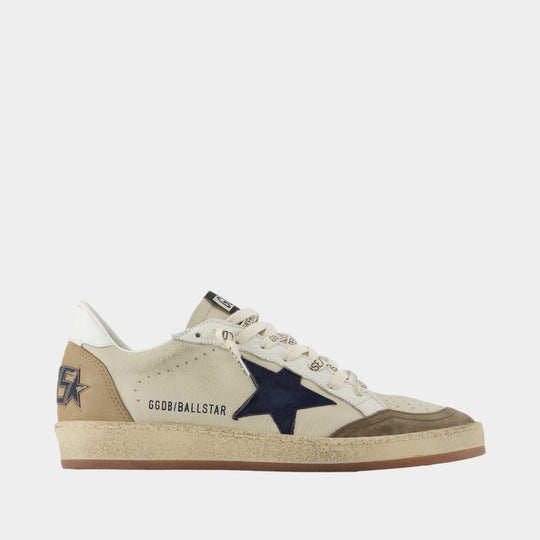 Ballstar Sneakers - Golden Goose Deluxe Brand - Leather - Beige