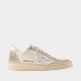 Ballstar Sneakers - Golden Goose Deluxe Brand - Leather - Beige