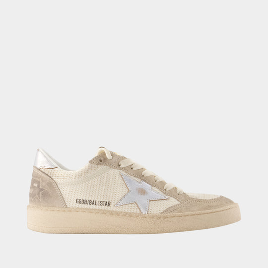 Ballstar Sneakers - Golden Goose Deluxe Brand - Leather - Beige