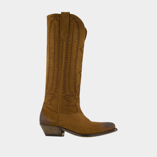 Wish Star Boots - Golden Goose Deluxe Brand - Leather - Khaki