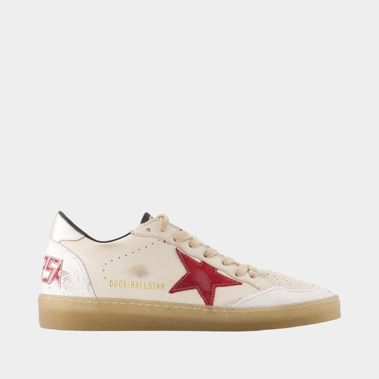 Ballstar Sneakers - Golden Goose Deluxe Brand - Leather - Beige