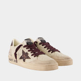 Ball Star Sneakers - Golden Goose Deluxe Brand - Leather - Beige