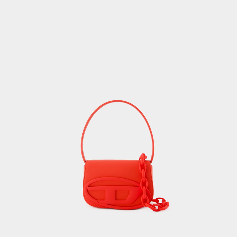 1dr Shoulder Bag - DIESEL - Leather - Red