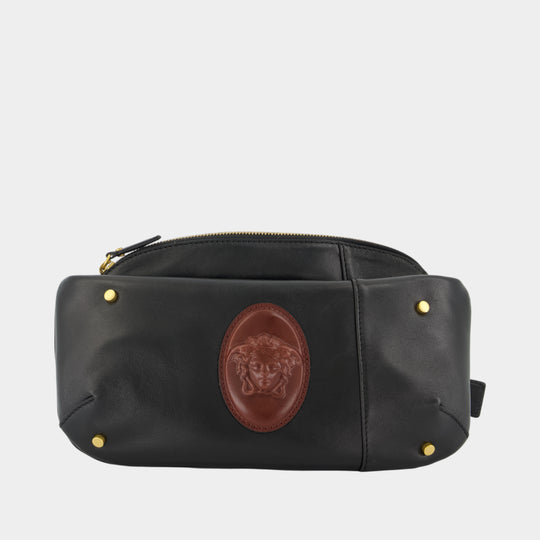Small Bum Belt Bag - Versace - Leather - Black