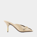 Pumps, size 80 – Versace – Leather – Beige
