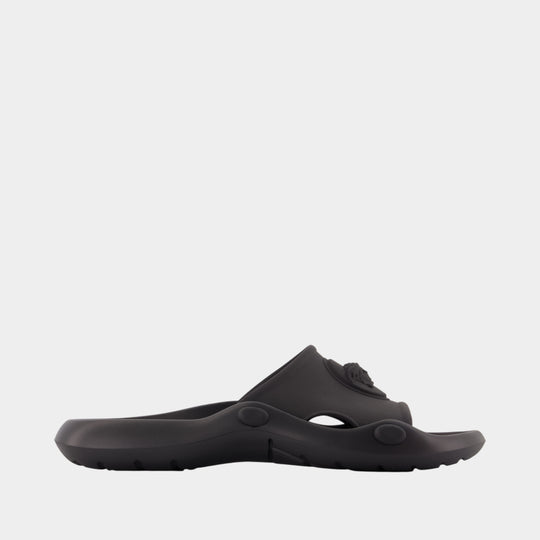 Sandals - Versace - Synthetic - Black