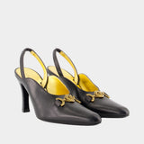 T.90 Pumps - Versace - Leather - Black