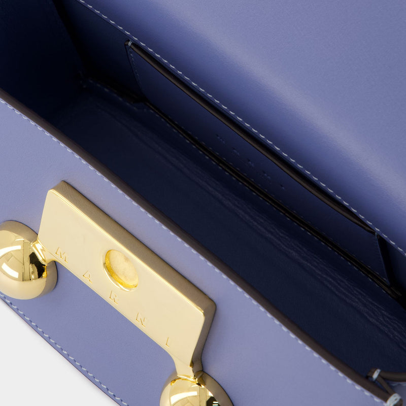 Mini Shoulder Bag - Marni - Leather - Blue