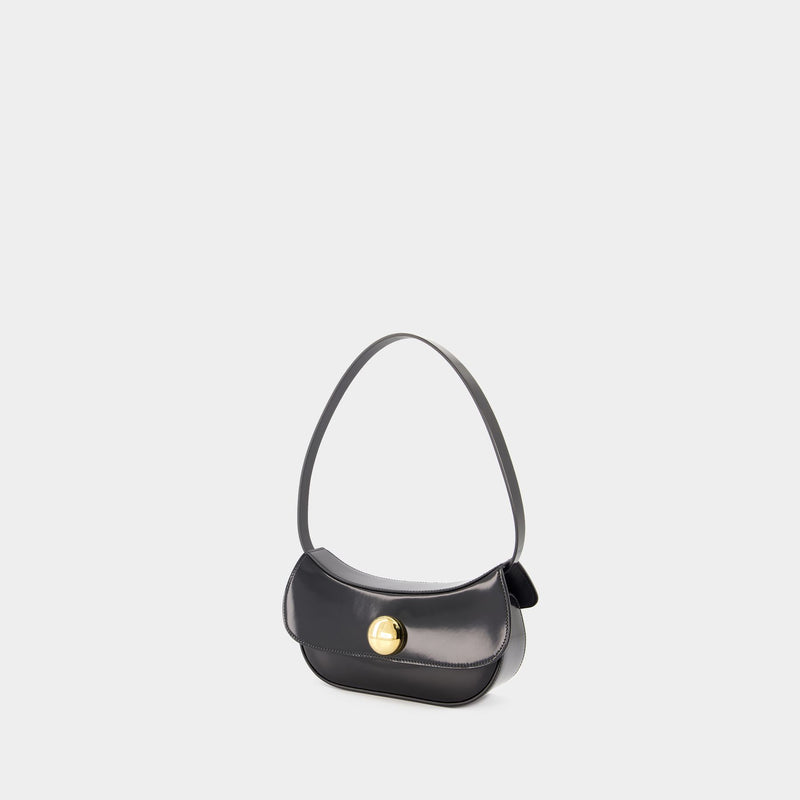 Small Hobo Shoulder Bag - Marni - Leather - Black