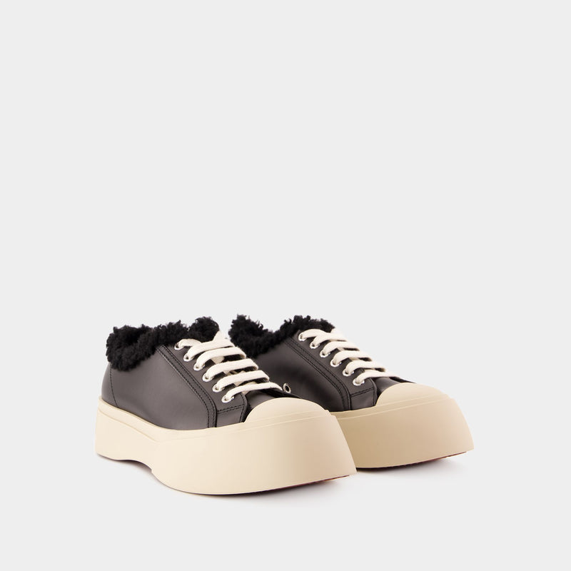 Lace Pablo Sneakers - Marni - Leather - Black