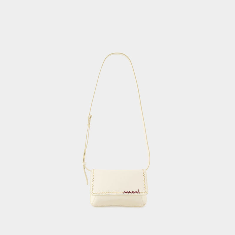 Mending Crossbody - Marni - Leather - Black