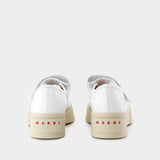 Mary Jane Sneakers - Marni - Leather - White