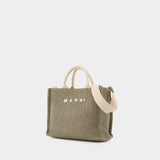 Small Shopper Bag - Marni - Cotton - Green