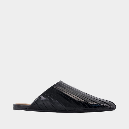 Sabot Sandals - Marni - Leather - Black