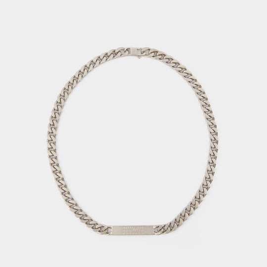 Necklace - MM6 Maison Margiela - Metal - Silver