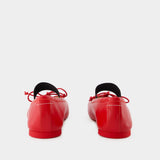 Ballet Ballerinas - MM6 Maison Margiela - Leather - Red