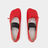 Ballet Ballerinas - MM6 Maison Margiela - Leather - Red