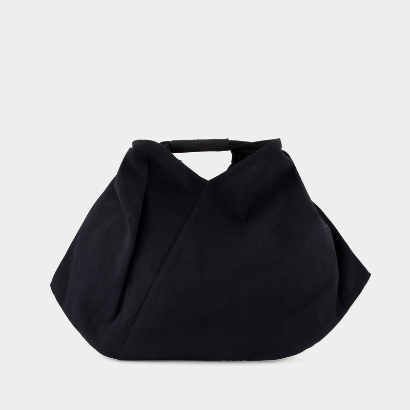 Japanese Shoulder Bag - MM6 Maison Margiela - Cotton - Black