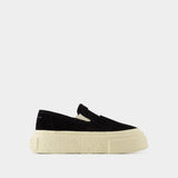 Sneakers - MM6 Maison Margiela - Leather - Black