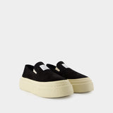 Sneakers - MM6 Maison Margiela - Leather - Black