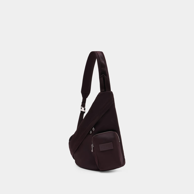 Japanese Sling Crossbody - MM6 Maison Margiela - Nylon - Brown