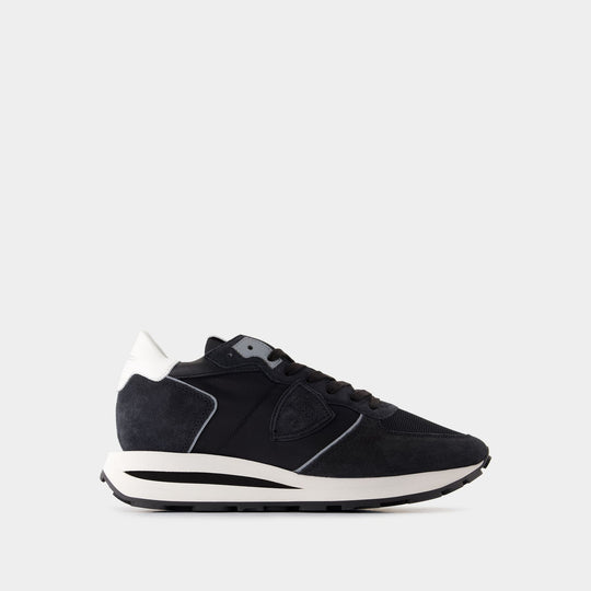 Tropez Haute Low Sneakers - Philippe Model - Canvas - Black
