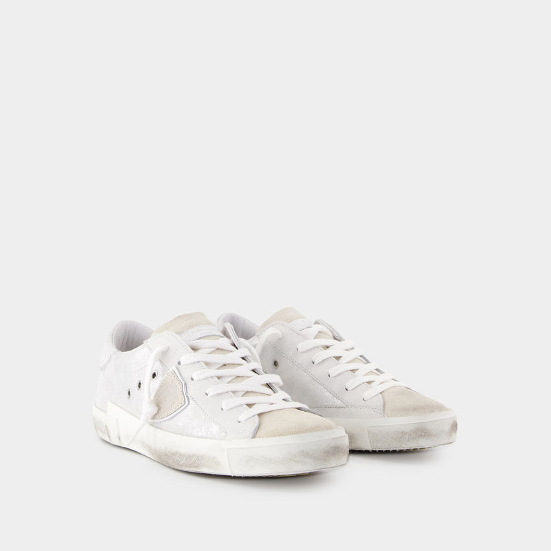 Prsx Low Sneakers - Philippe Model - Leather - Silver