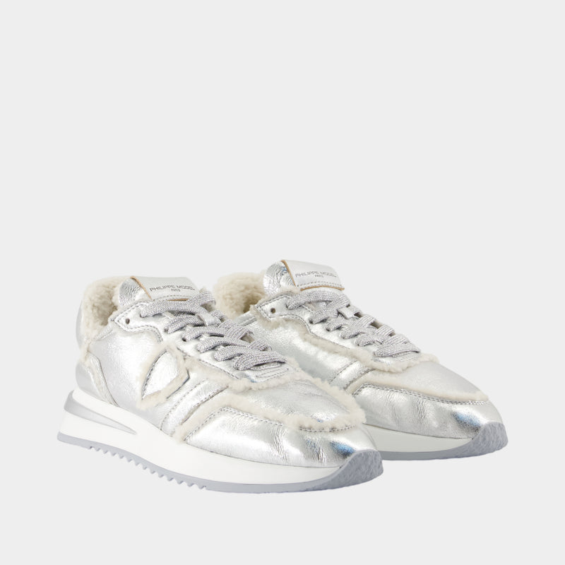 Tropez 2.1 Low Sneakers - Philippe Model - Leather - Silver