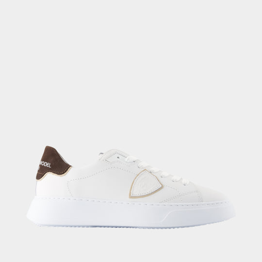 Temple Low Sneakers - Philippe Model - Leather - White
