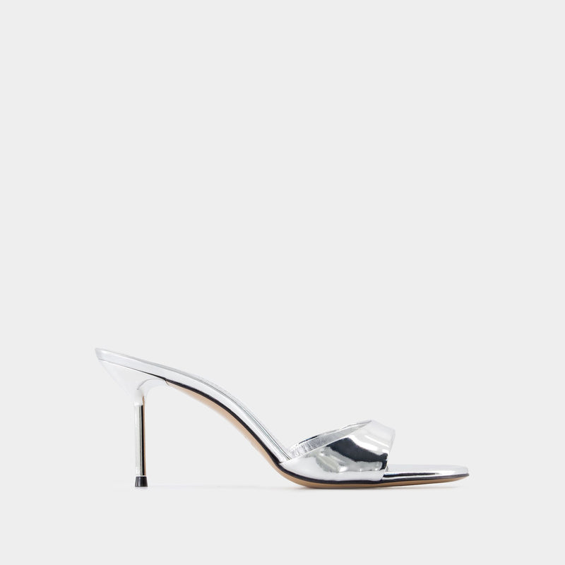 Lidia 70 pumps - Paris Texas - Leather - Silver