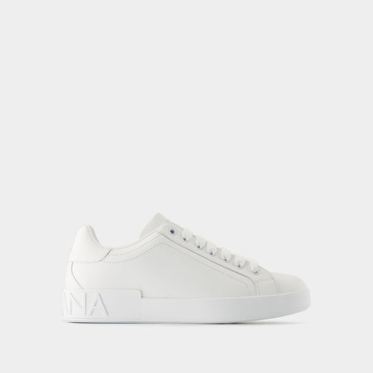 Sneakers - Dolce&Gabbana - Leather - White