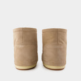 Icon Low Nolace Boots - Moon Boot - Suede - Beige