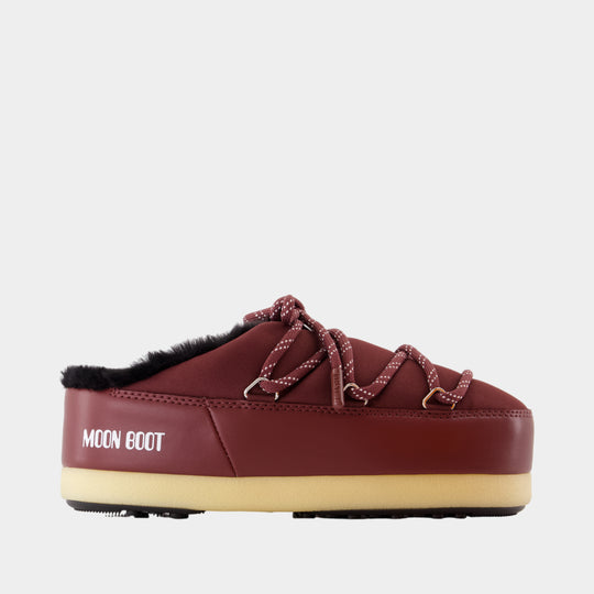 Evx Mule Sandals - Moon Boot - Synthetic - Burgundy