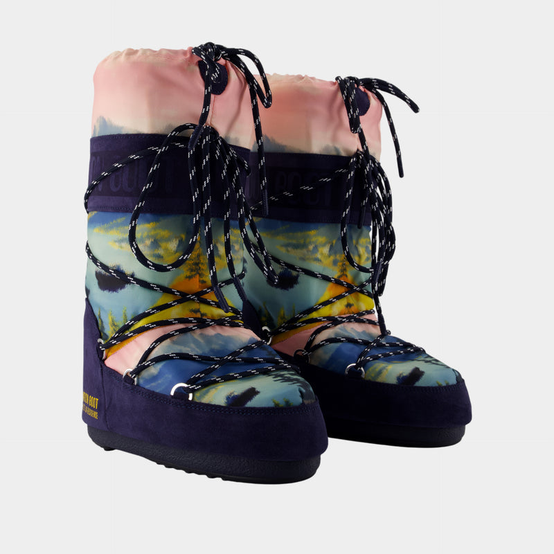 Mb X Gir Icon Postcard Boots - Moon Boot - Synthetic - Multicolor