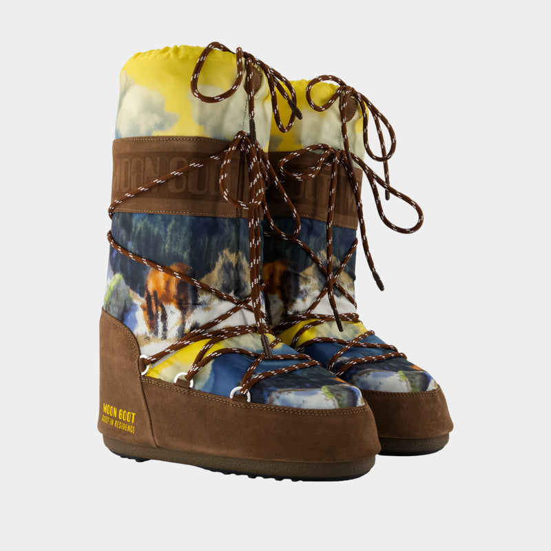 Mb X Gir Icon Postcard Boots - Moon Boot - Synthetic - Multicolor