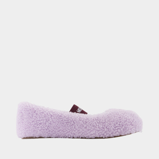 Ballerinas - Moon Boot - Leather - Purple