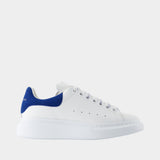 Oversized Sneakers - Alexander Mcqueen - White/Blue Paris - Leather
